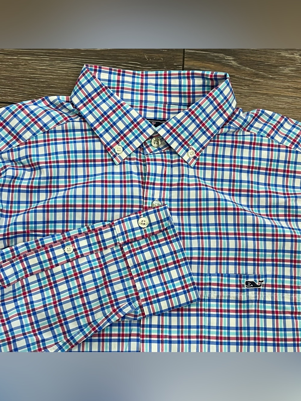 Vineyard Vines Performance Classic Fit Tucker Button Down Shirt Mens Medium